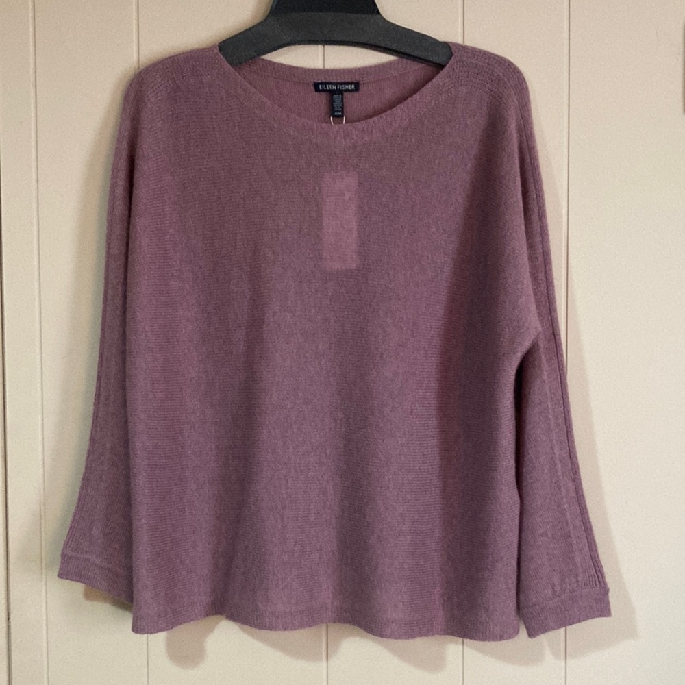 Eileen Fisher Italian Cashmere Medium Mauve